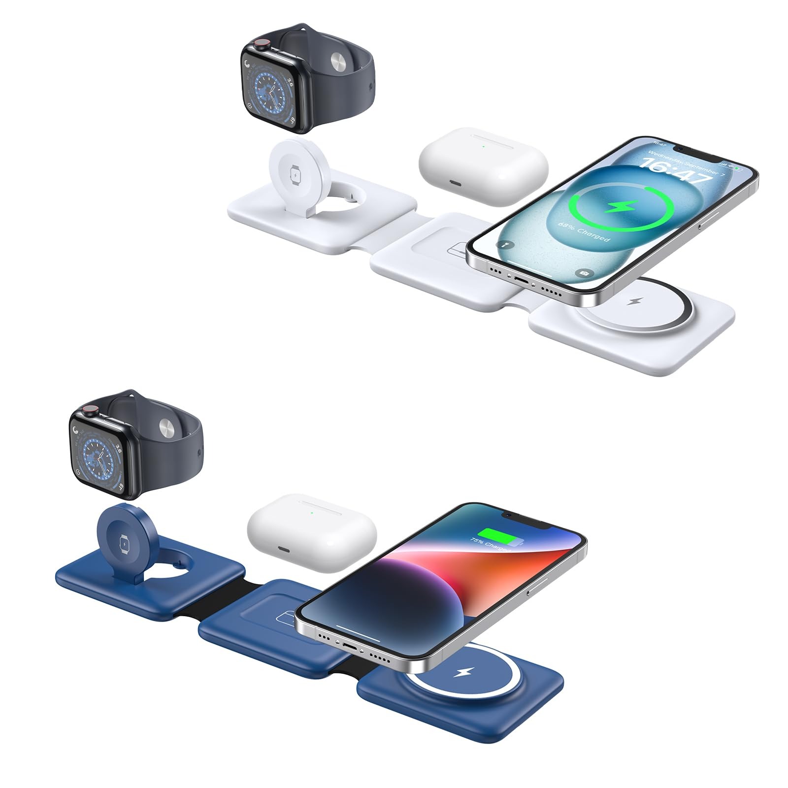 Den økonomiske sammenklappelige oplader til apple-enheder