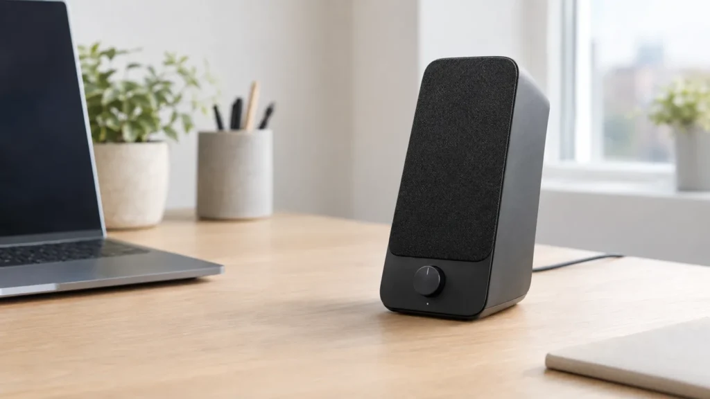 Computerspeaker (illustrationsfoto)