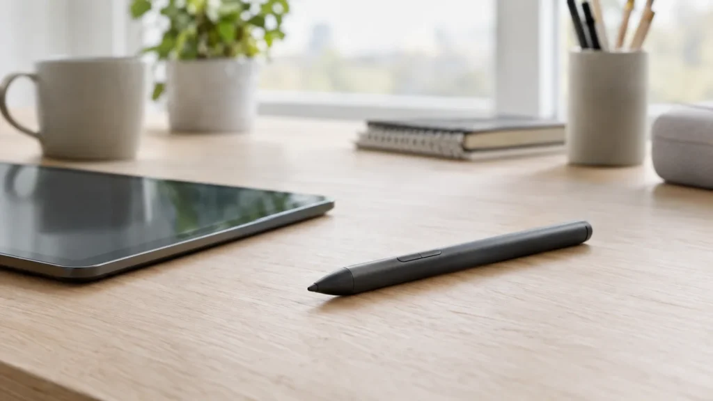 Digital pen (illustrationsfoto)