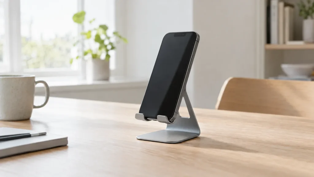 Mobilholder (illustrationsfoto)