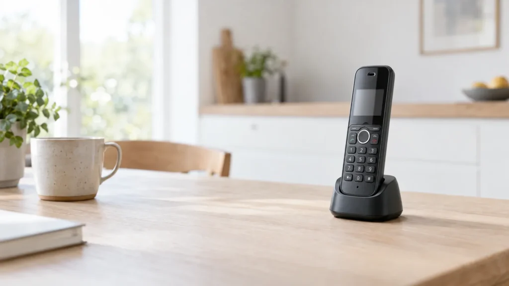 Trådløs telefon (illustrationsfoto)