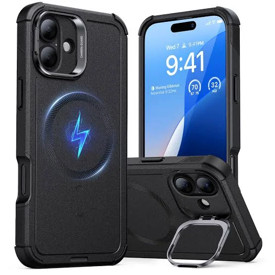 ESR Cyber Tough with Stand iPhone 16