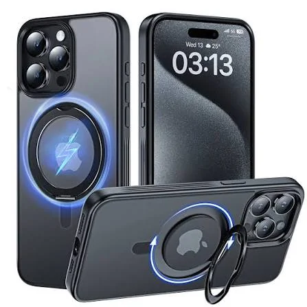 TAURI 360°Rotatable Magnetic Ring iPhone 15
